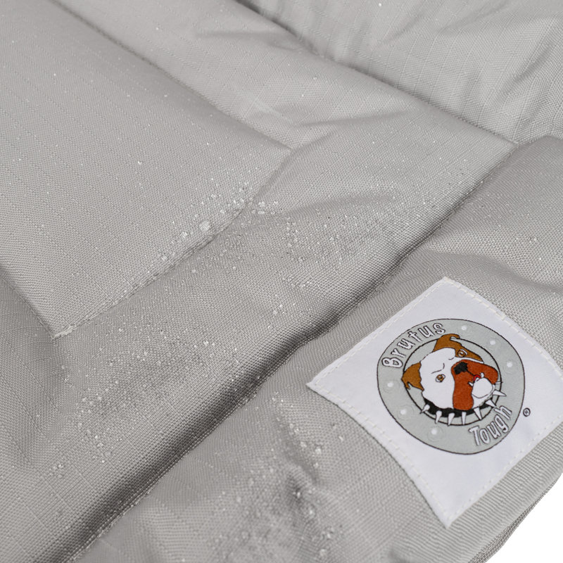 Coussin confortable Brutus Tough Resistant, Gris, Moyen (l 36 po x P 23 po x H 2 po)