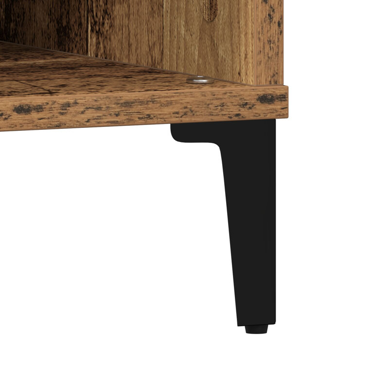 Coffee Table with Storage, Old Wood