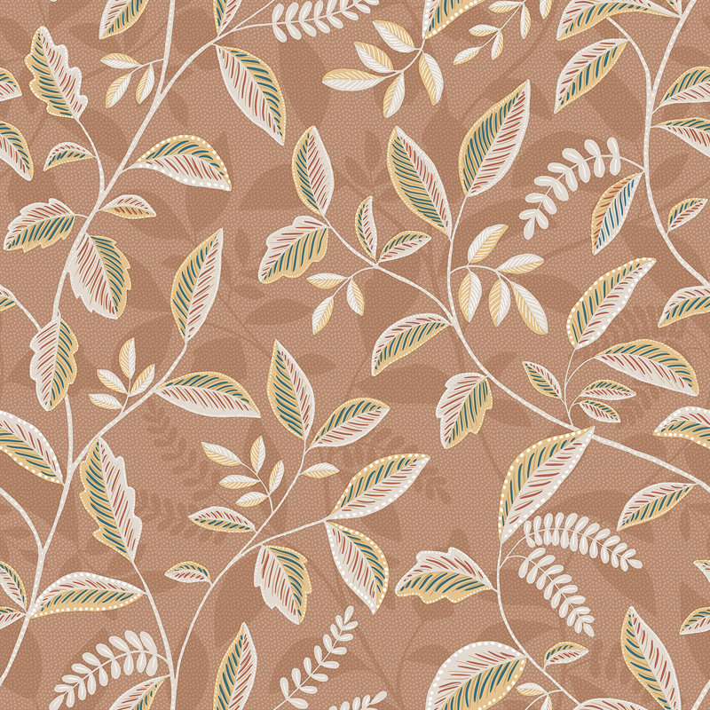 Tranquil Leafy Vine Wallpaper Sample