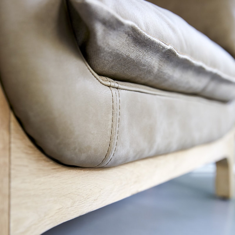 Woodnest Leather Armchair