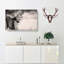 Cheetah With Orange Eyes In Abstract - Wrapped Canvas Painting-55314121