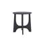 Table d'appoint ronde en bois 25 po
