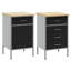 Set Of 2 Steel, 2X Cabinet-1360443483