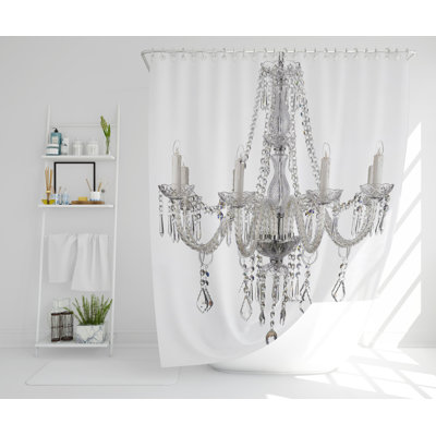 Newton Polyester Shower Curtain Set