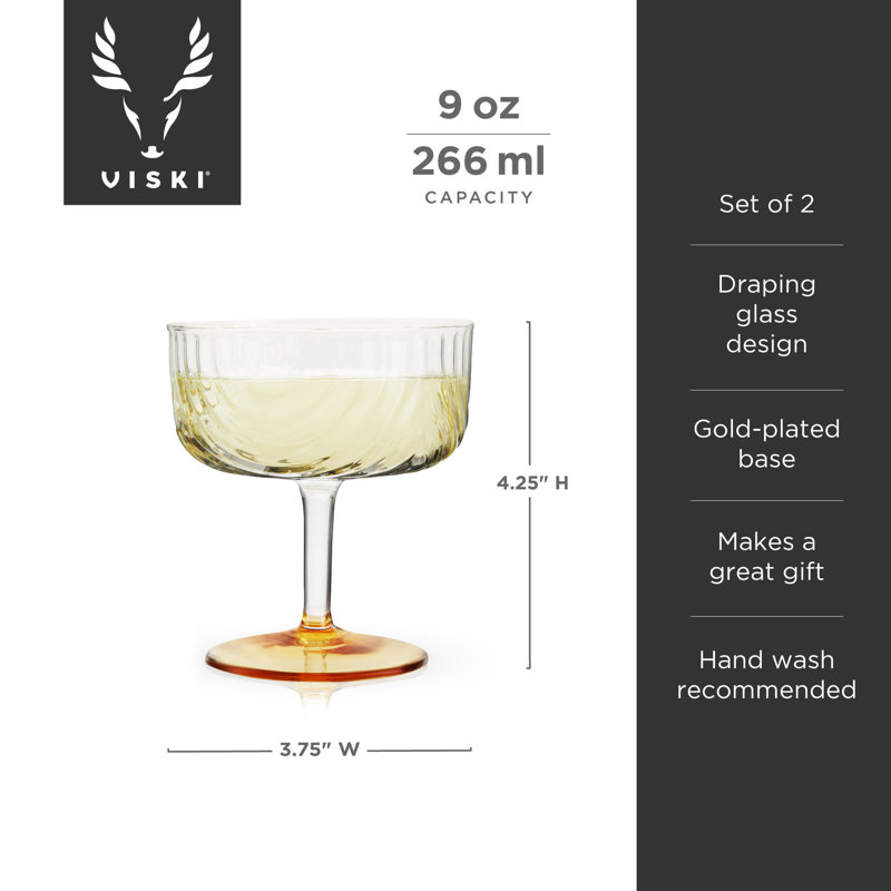 Gatsby Coupe Glasses