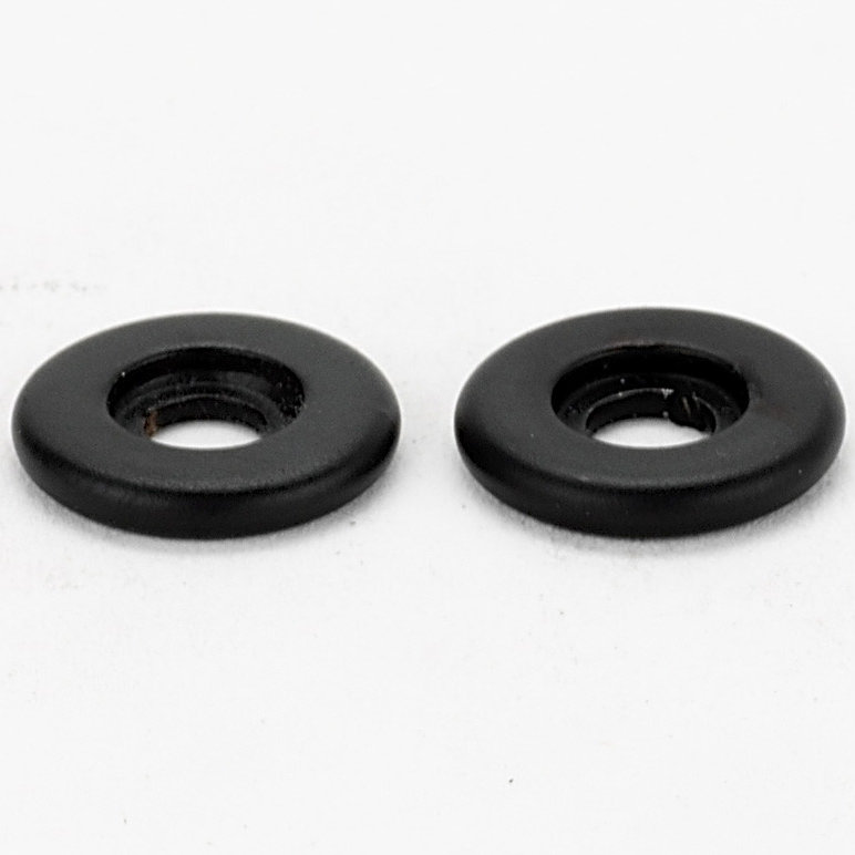 Brass Rose / Rosette, Matte Black