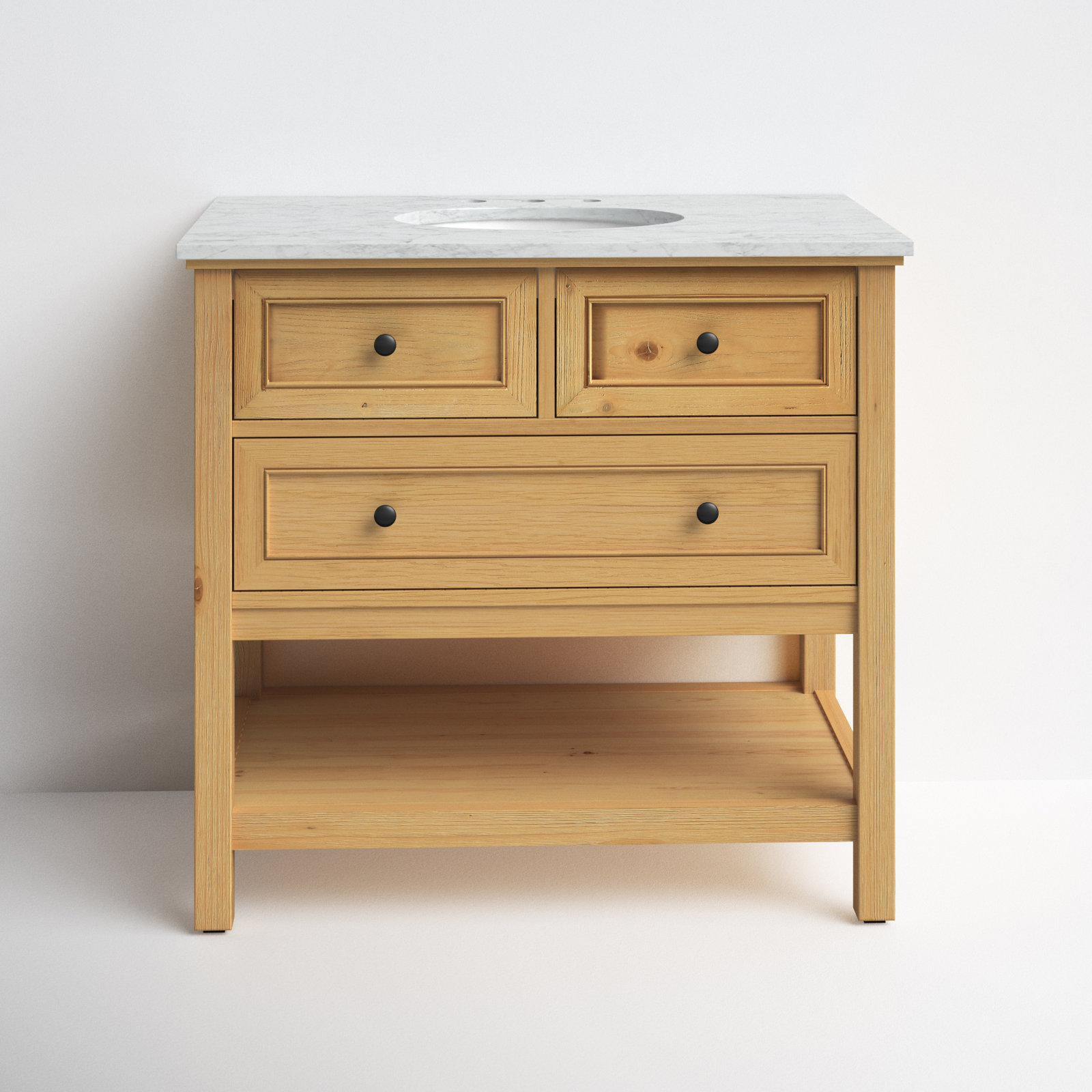 Bonsai 36" Single Sink Bathroom Vanity , Natural