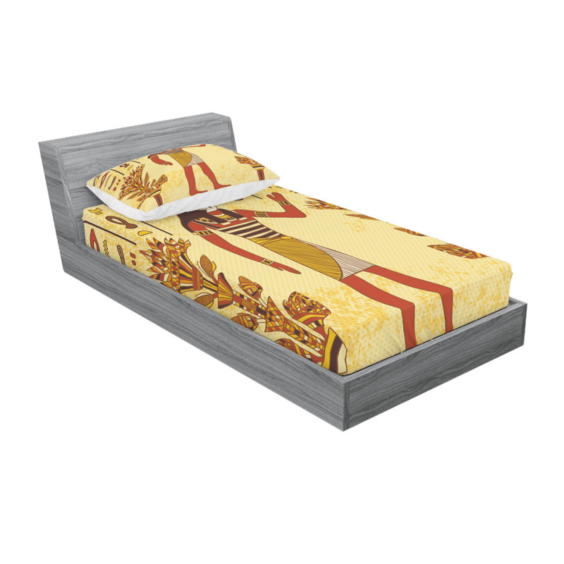 Microfiber Sheet Set, Twin Sheet Set with Fitted Sheet