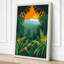 Mountain Through Jungle Tropical - Wrapped Canvas-339382188-339382191