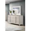 Commode, finition blanc perle