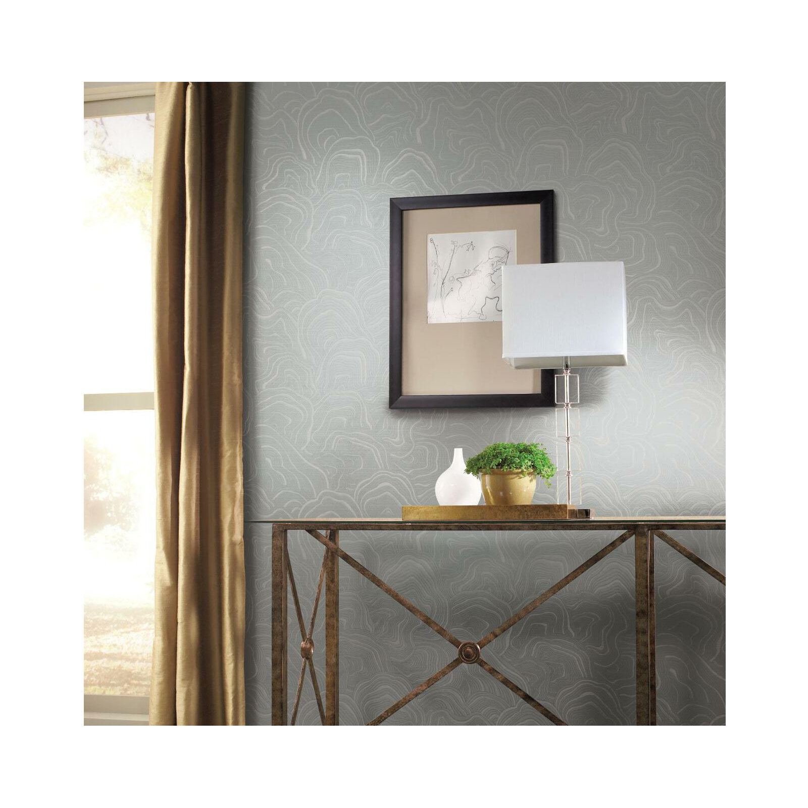 Nessa Abstract Wallpaper, Gray