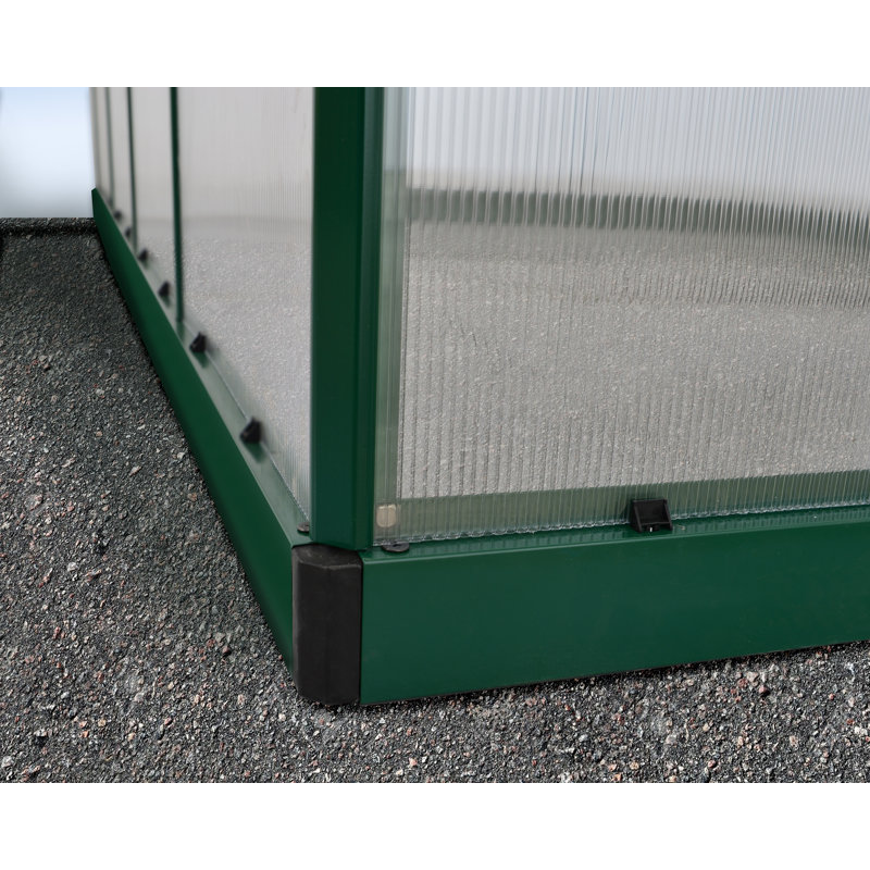 Palram 6' x 6' Green Polycarbonate Greenhouse with Aluminum Frame