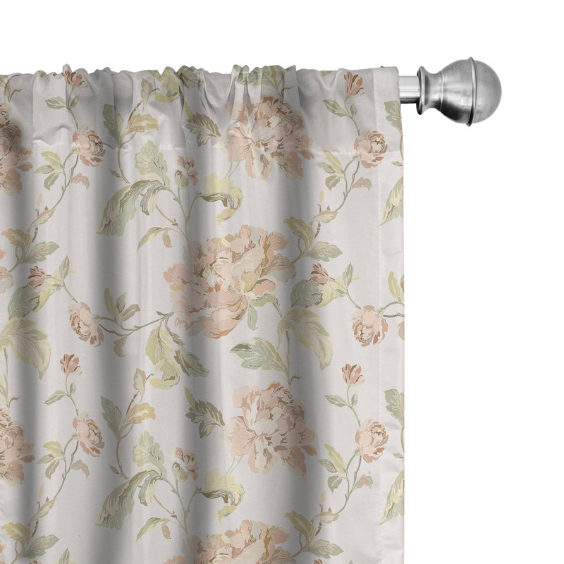 Semi Sheer Curtain Pair