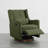 Drenna Tufted Upholstery Manual Swivel Glider Recliner-151568379
