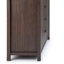 Buffet contemporain en bois massif à 3 portes avec tablettes réglables et poignées en métal Hollander-1514422382