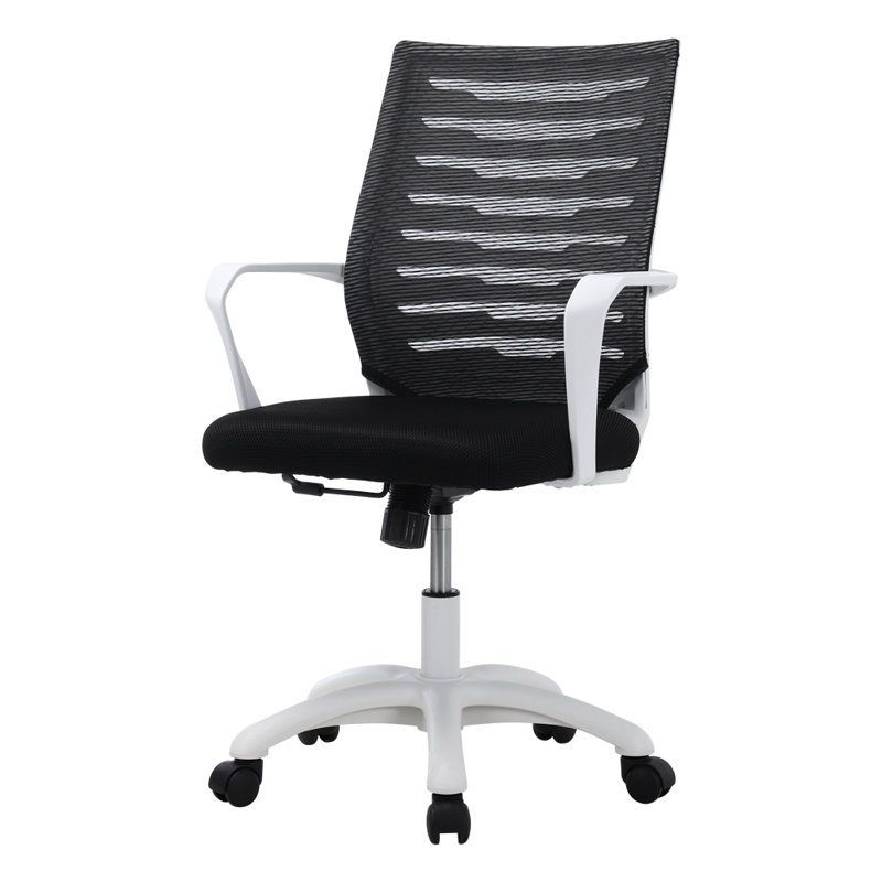 Duppstadt Polyester Blend Office Chair, White, Black