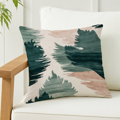 Coussin décoratif intérieur et extérieur Watercolor Beige