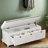 Classic Upholstered 3-Drawer Storage Bench-1416078741
