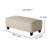 Nicolle Darla Ocean Cocktail Ottoman-2091333309