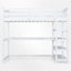Lit mezzanine avec bureau intégré et tablettes-113752950-113752951