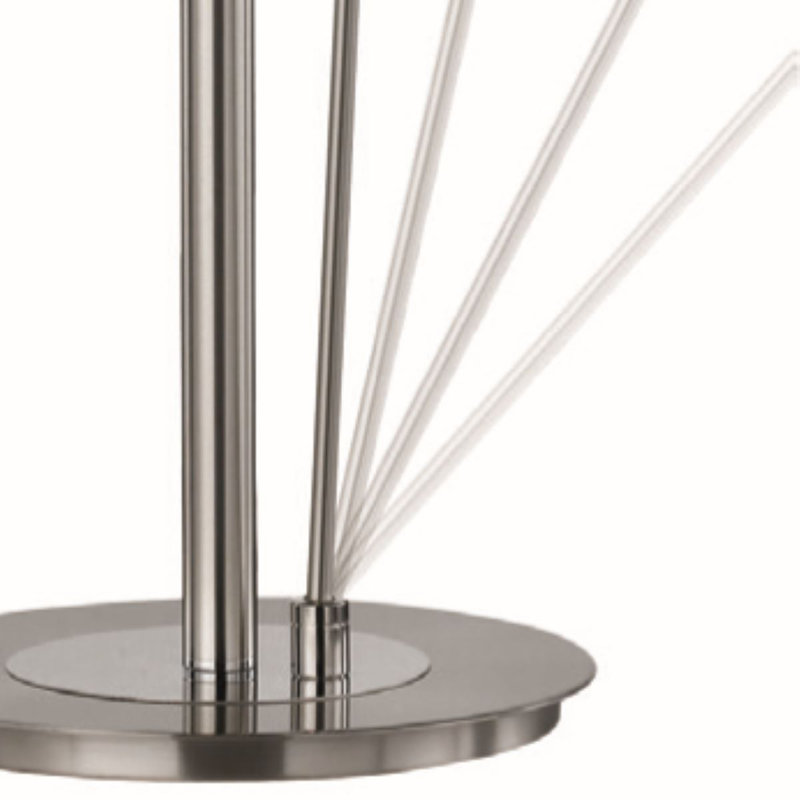 Ackermann 71'' LED Torchiere Floor Lamp, Satin Nickel
