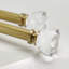 Julbe Adjustable Single Curtain Rod Set-937361400