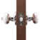 Colonial Privacy Door Knob with Round Rosette
