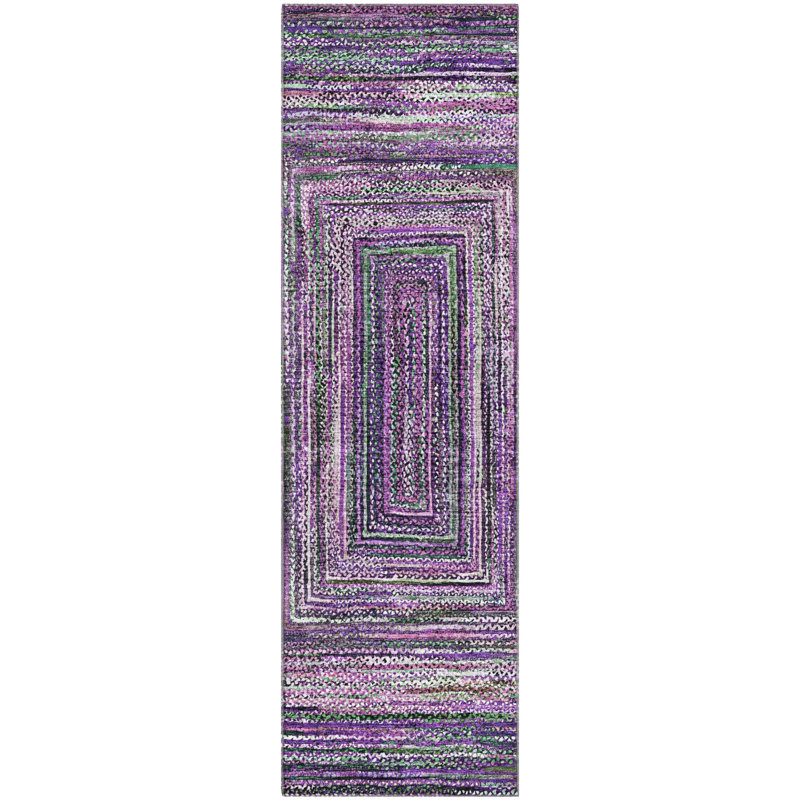 Premium Machine Washable Bucz AMF1725 Geometric Rug, Runner 2'3" x 7'6"