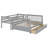 Bunk Bed with Ladder and Drawers-1828535388