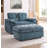 Double Sofa Recliner with Manual Adjustable Backrest and USB Charging Station-2142871103