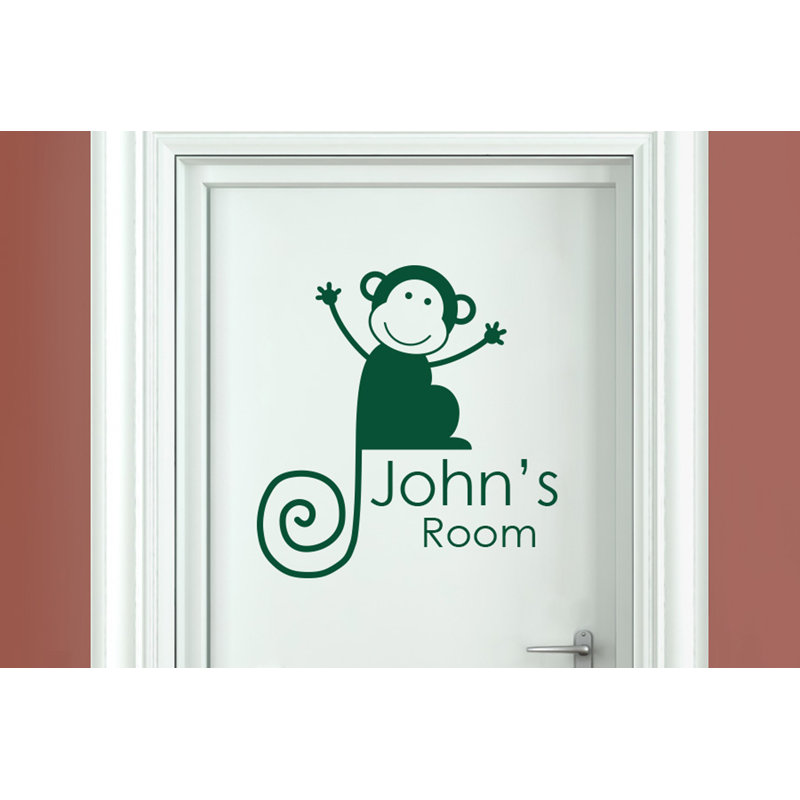 Animals Wall Decal, Dark Green