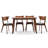 Kemmer Sumner Mid-Century Style 5-Piece Dining Set