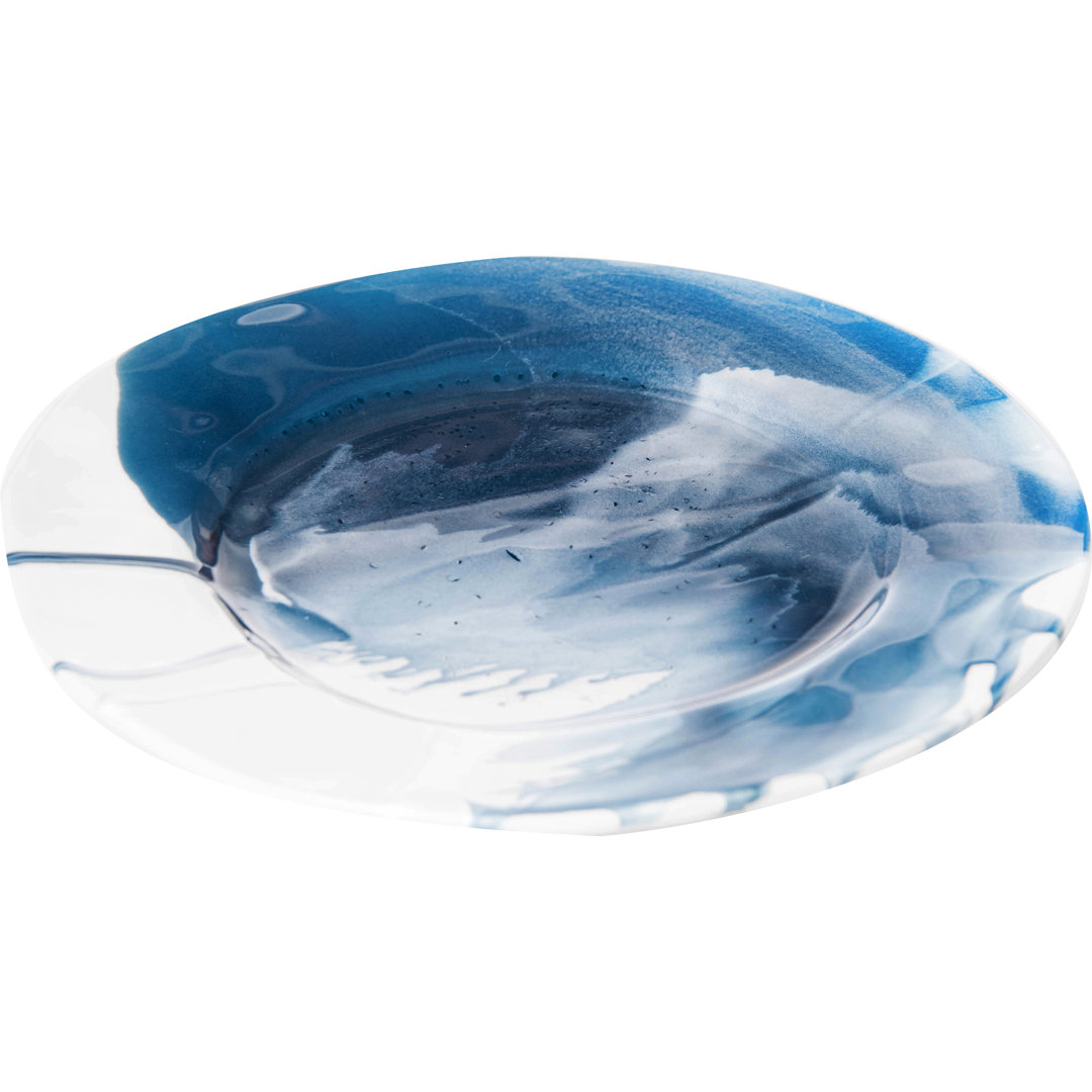 Splash 11'' Handmade Ceramic Dinner Plate (Set of 4) Abigails