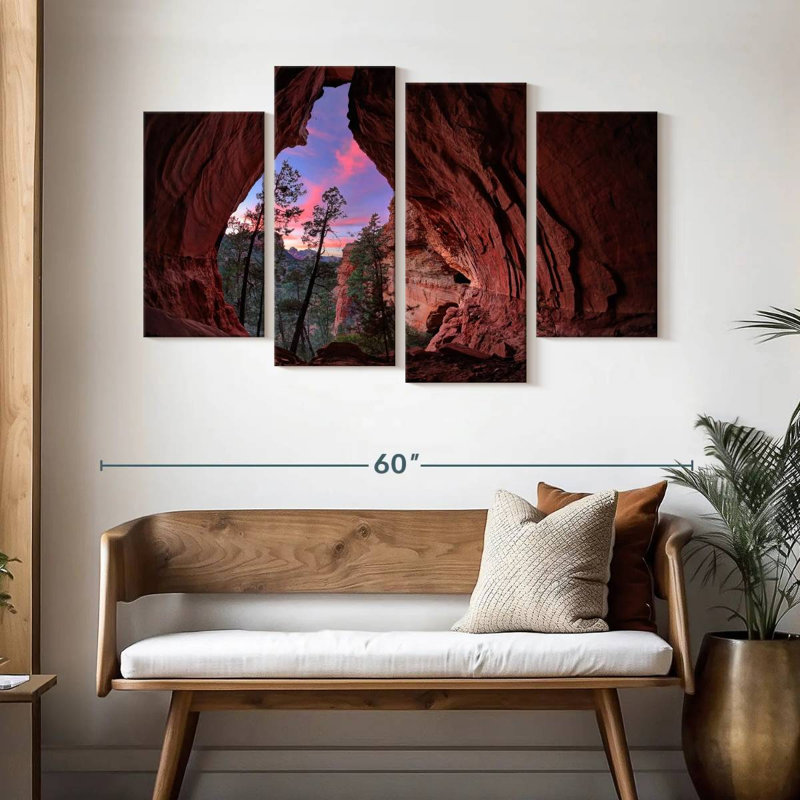 Keesha Red Sandstone Cave, 32"H x 52"W