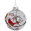Ornement de Noël boule en verre 4 po Red Cardinals