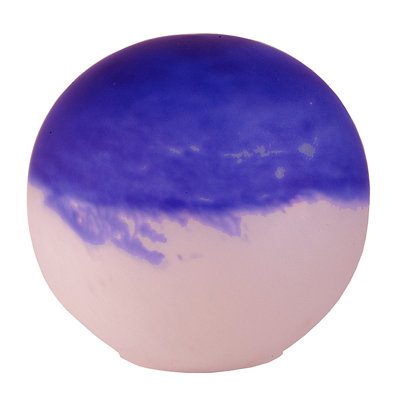 6" Wide Pate-De-Verre Orb Shade