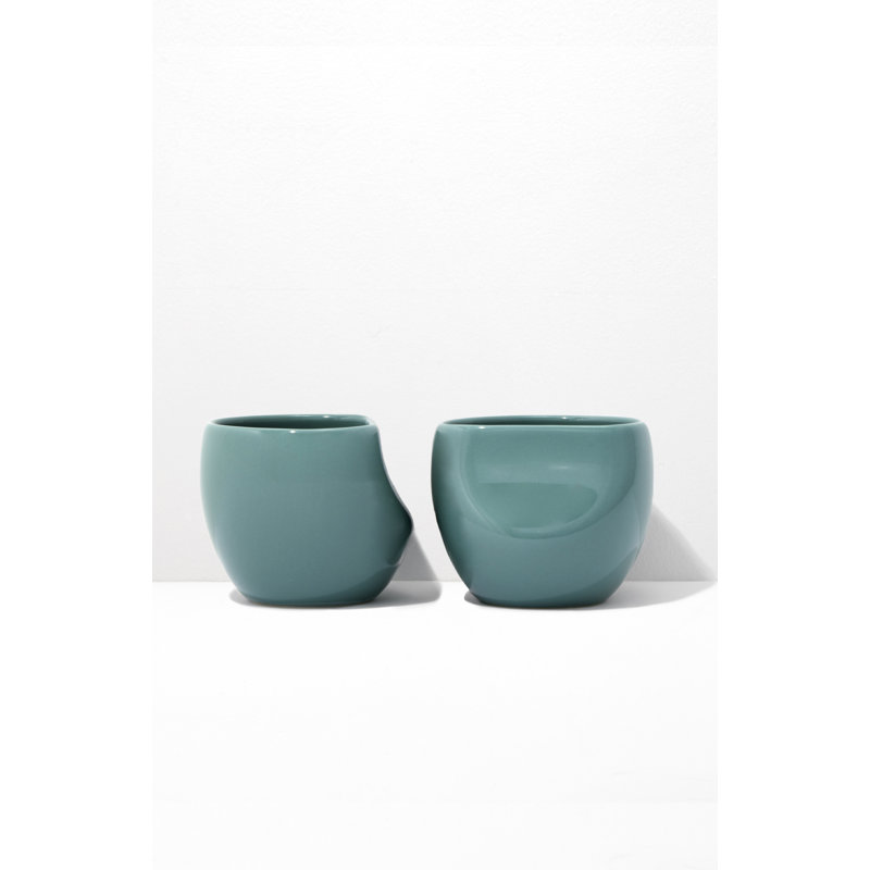Tasse moyenne - paquet de 2, Sarcelle