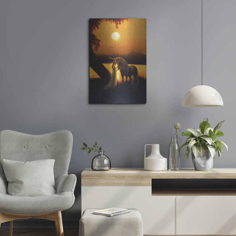 Trinx «Enchanted Evening» par Kirk Reinert, art mural en métal, H 24 po x l 16 po