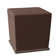 Remy 18" Genuine Leather Square Cube Ottoman
