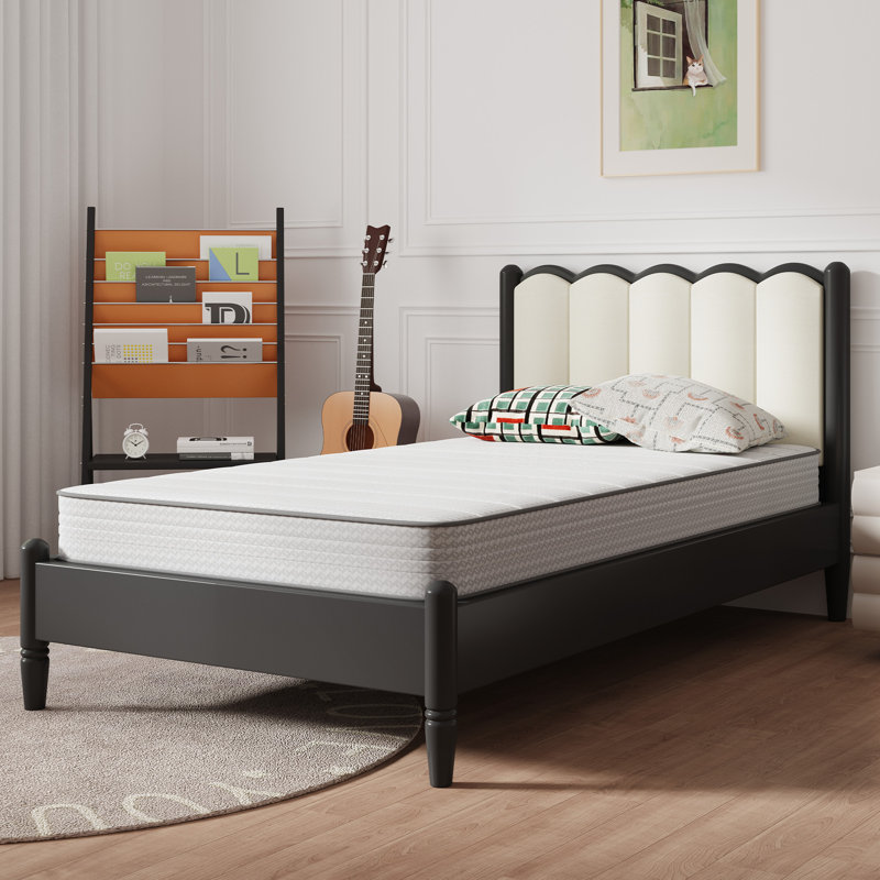 Medium Firm Memory Foam and Spring Hybrid Mattress, 6", Queen
