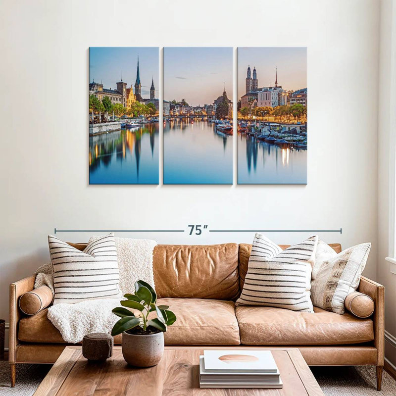 Sebbie Limmat River, 36" H x 57" W
