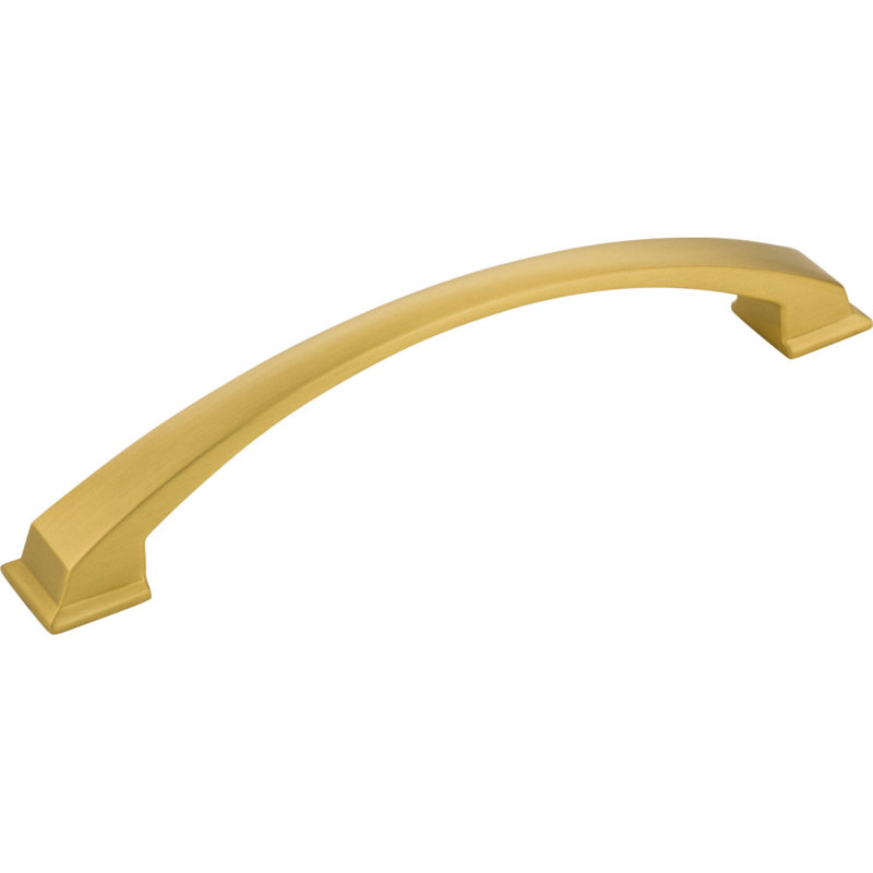 Roman Arch Pull, 5", Brushed Gold