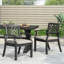 Outdoor Dining Armchair with Cushions