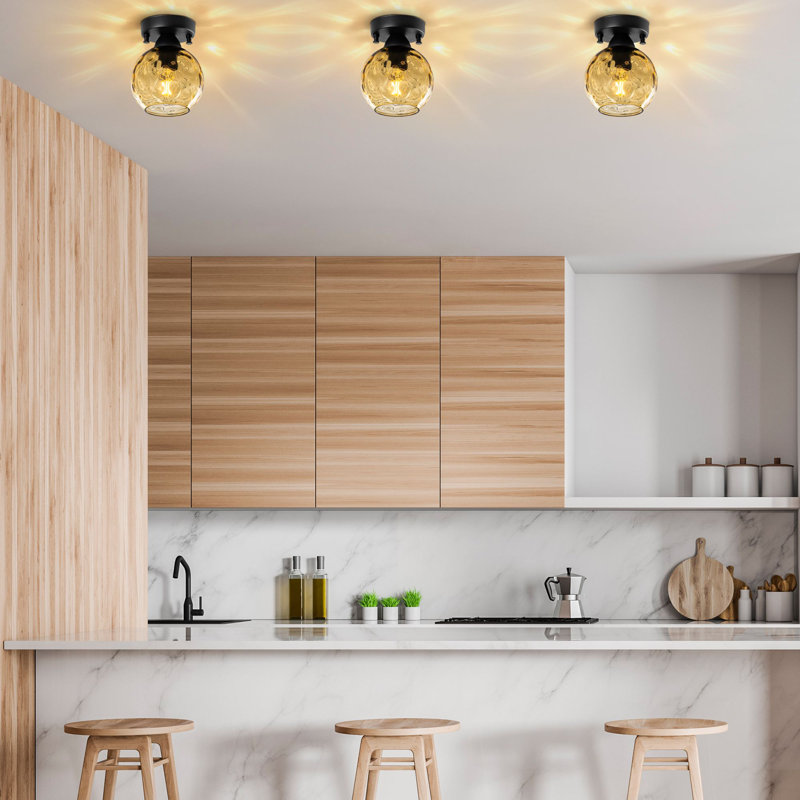 Lustre, Noir / Jaune