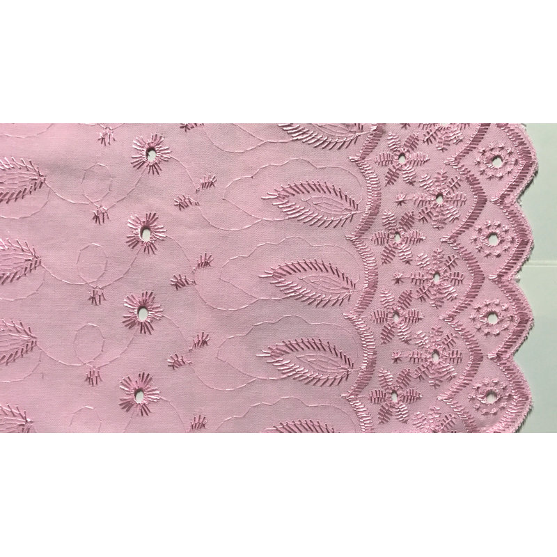 Hollander Cotton Blend Room Darkening Curtain Pair, Pink, 42" W x 63" L