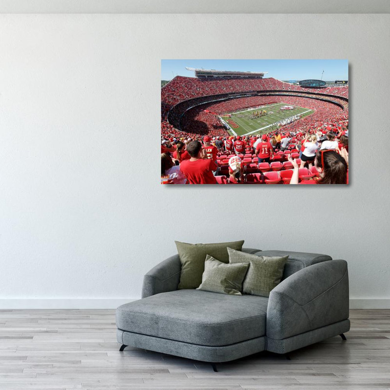 Arrowhead Stadium, 27" H x 40" W
