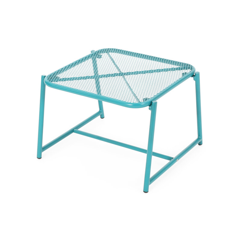 KINCAID 13"H SIDE TABLE, Teal