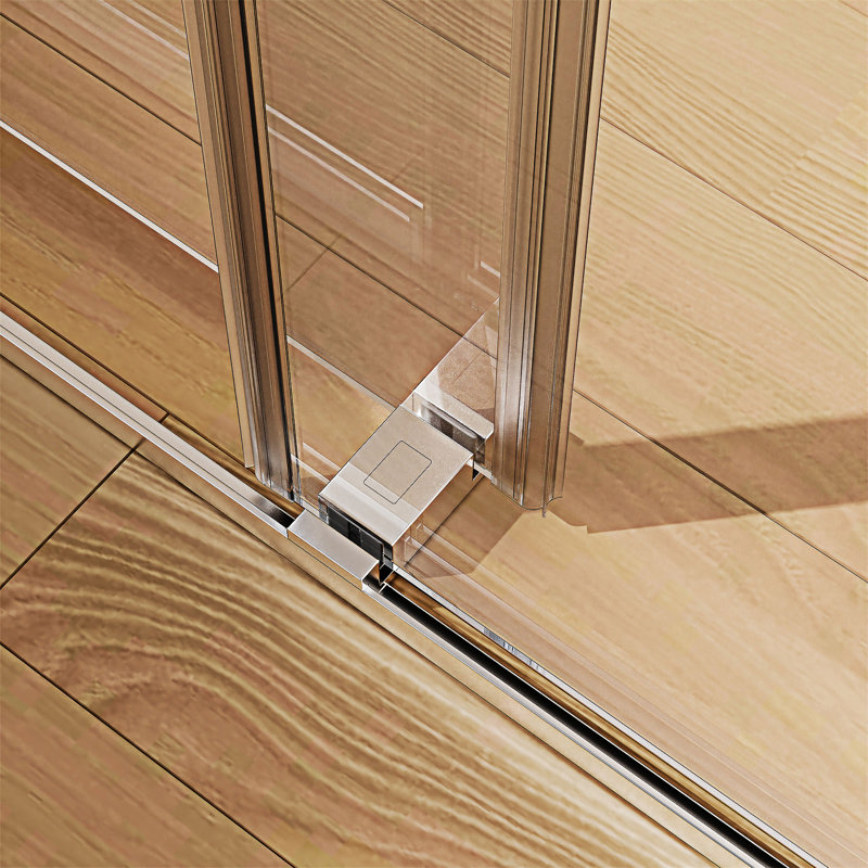 Frameless Double Sliding Shower Door