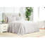 Jovani Gray Standard Cotton 300 TC 3 Piece Quilt Set