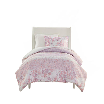 2PCS  Floral Paisley Duvet Cover Set
